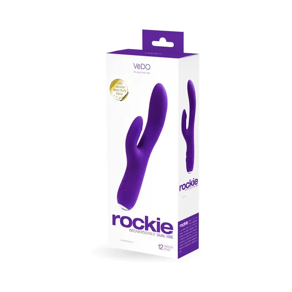 VeDO Rockie Rechargeable Dual Vibe – Into You Indigo
