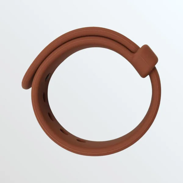 Velv'Or Rooster Jason Adjustable Hard Silicone Cock Ring - Brown