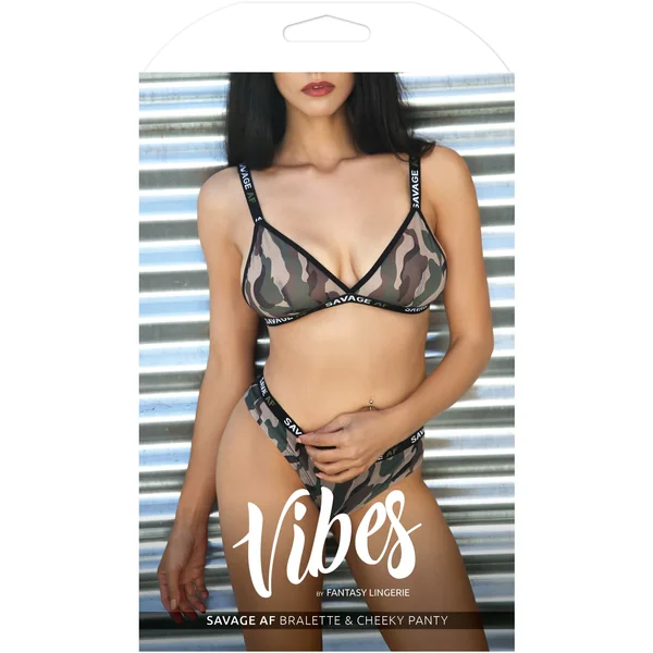 Vibes Savage AF Bikini Set by Fantasy Lingerie