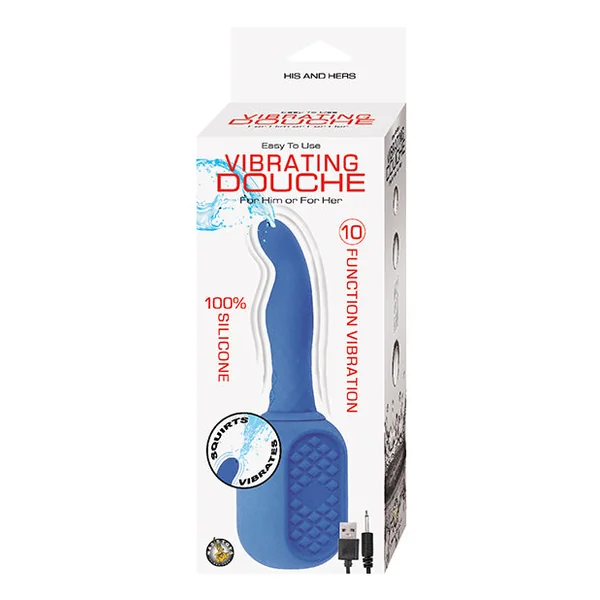 Vibrating Douche - Blue