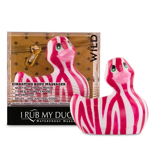 Vibrating massage duck wild tiger sex toy I rub my duckie 2.0 waterproof