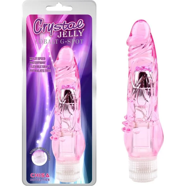 Vibrator - Cobalt G-spot - Crystal Jelly