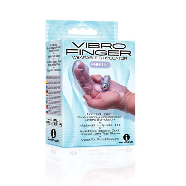 Vibro Finger Wearable Stimulator - Purple