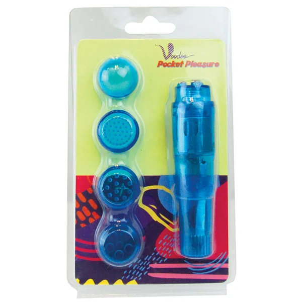 Voodoo Pocket Pleasure Vibrator - Blue