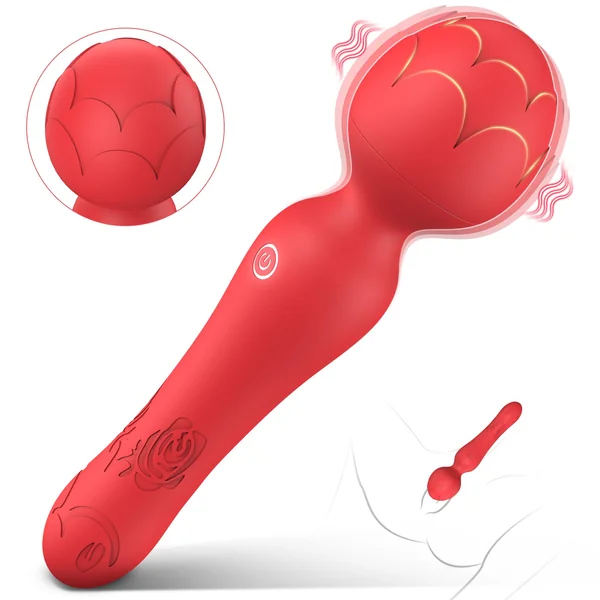 Wand Vibrator Rose Sex Toy