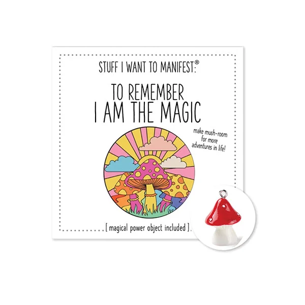 Warm Human I Am The Magic Mini Card & Charm