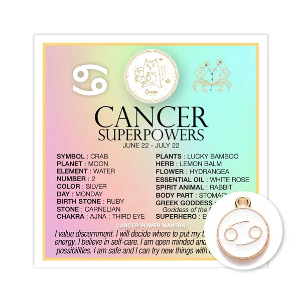 Warm Human – Mini Card Zodiac Cancer