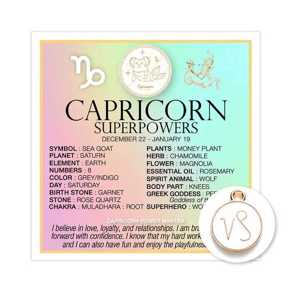 Warm Human – Mini Card Zodiac Capricorn