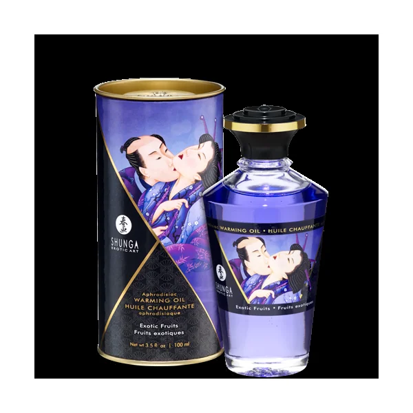 WARMING MASSAGE OIL EXOTIC FRUITS 3.5 OZ