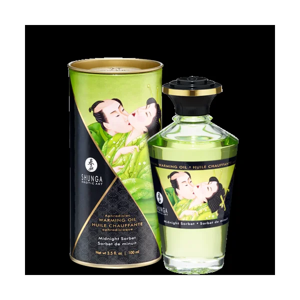WARMING MASSAGE OIL MIDNIGHT SORBET 3.5 OZ