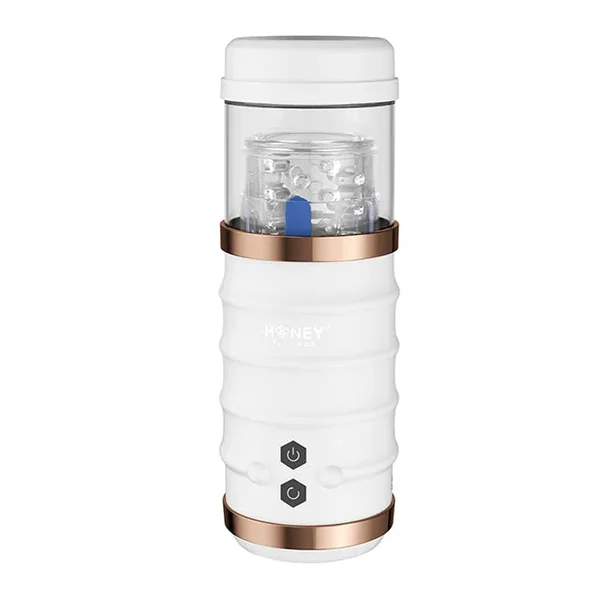 Warrior Auto Thrusting Male Masturbator – White