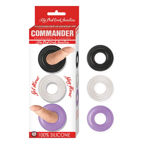 (WD) COMMANDER MY BEST COCK SW CLEAR SMOKE & PURPLE