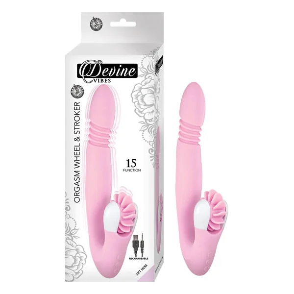 (WD) DEVINE VIBES ORGASM WHEEL STROKER PINK