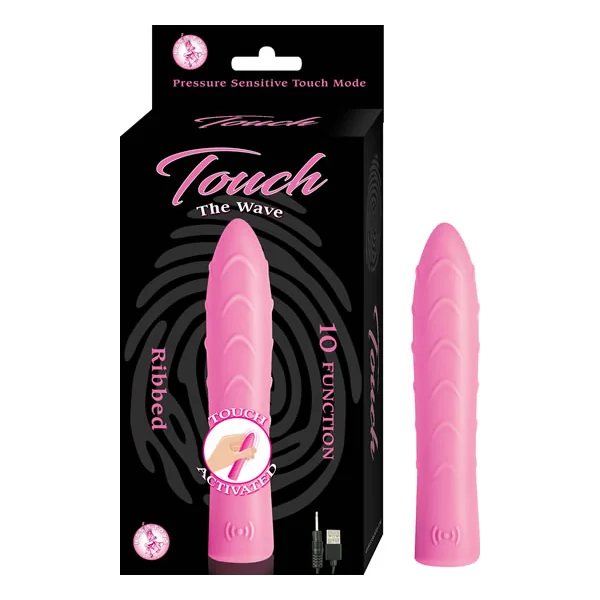 (WD) TOUCH THE WAVE PINK RIBBE VIBRATOR