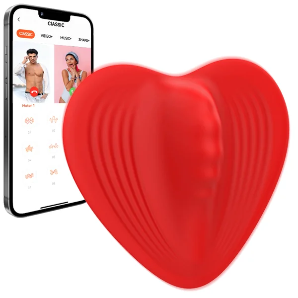 Wearable Panty Vibrating Heart Butterfly Clitoral Vibrator