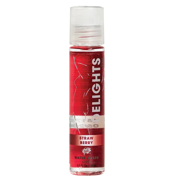 Wet Delights Flavored Lubricant - Strawberry 1oz