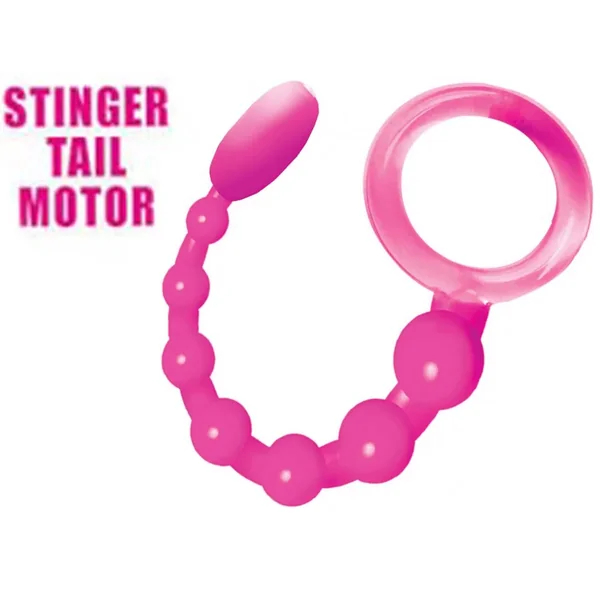 Wet Dreams Sex Snake Silicone Vibrating Anal Beads Pink Passion