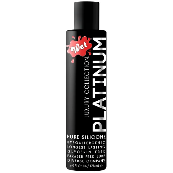 Wet Platinum Luxury Silicone Lubricant - 6 Fl. Oz.