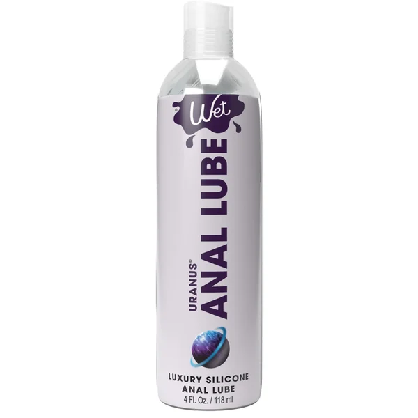 Wet Uranus Anal Lube - Premium Silicone Based Lubricant 4 Oz