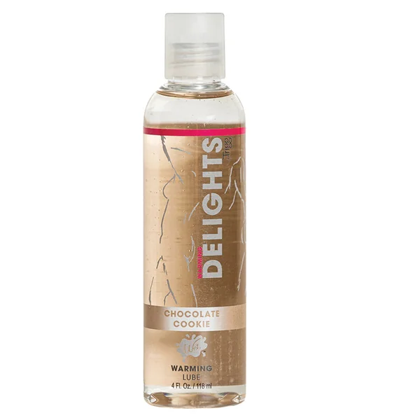 Wet Warming Delights Flavored Lubricant - Chocolate Cookie 4oz