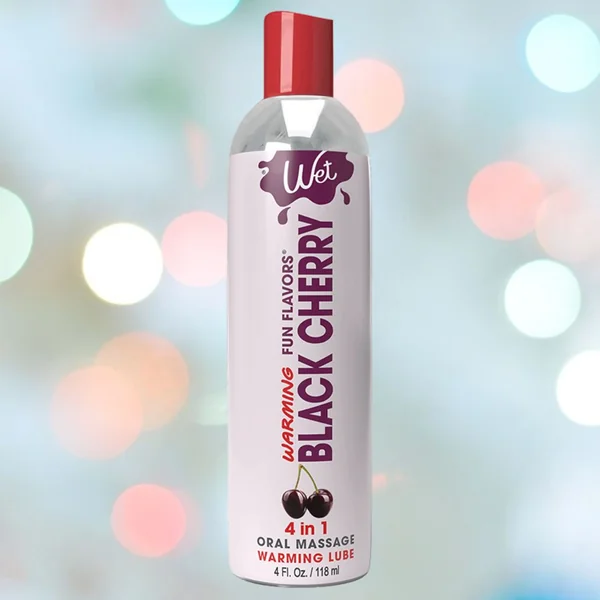 Wet Warming Fun Flavors Black Cherry 4-In-1 Lubricant
