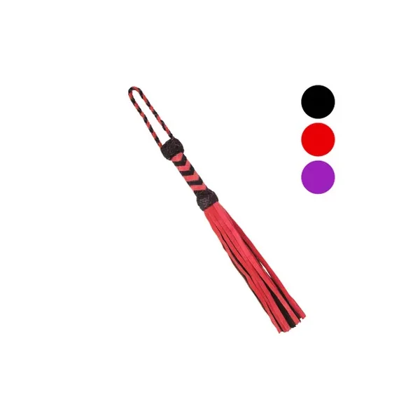 Whi013 Turks Head Suede Flogger Long