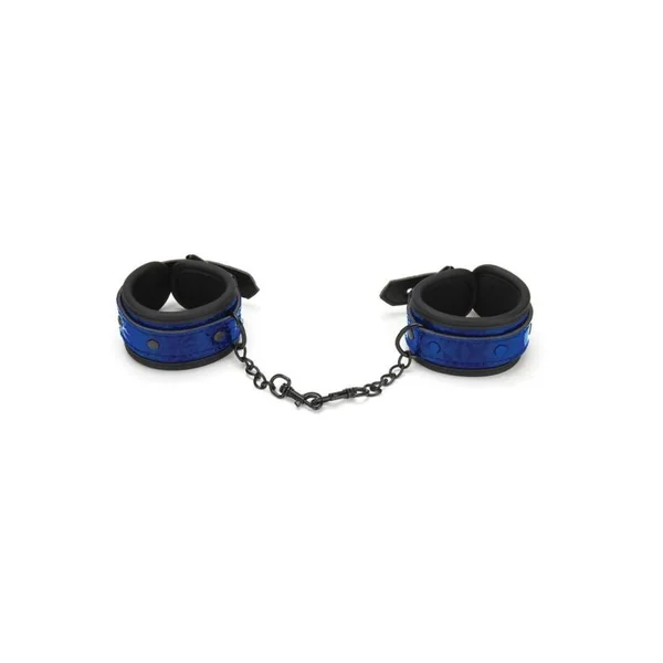 Whip Smart Diamond Handcuffs - Blue