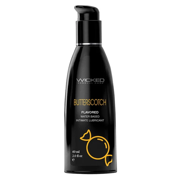 Wicked Aqua Flavored Lube - Butterscotch 2oz