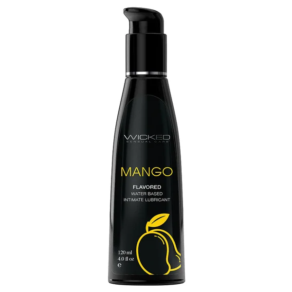 Wicked Aqua Flavored Lube - Mango 4oz