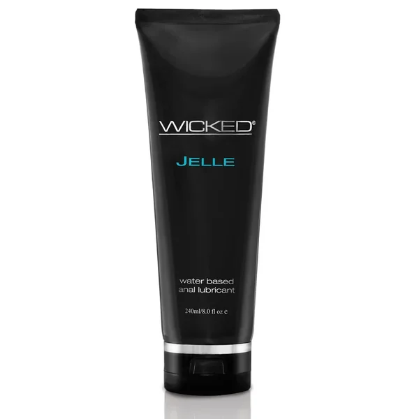 Wicked Sensual Care Jelle Waterbased Anal Lubricant – 8 oz Fragrance Free
