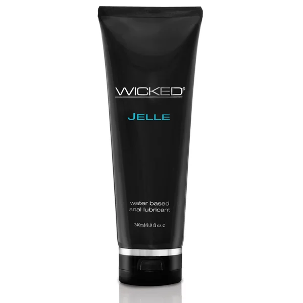 Wicked Sensual Care Jelle Waterbased Anal Lubricant - 8 Oz Fragrance Free