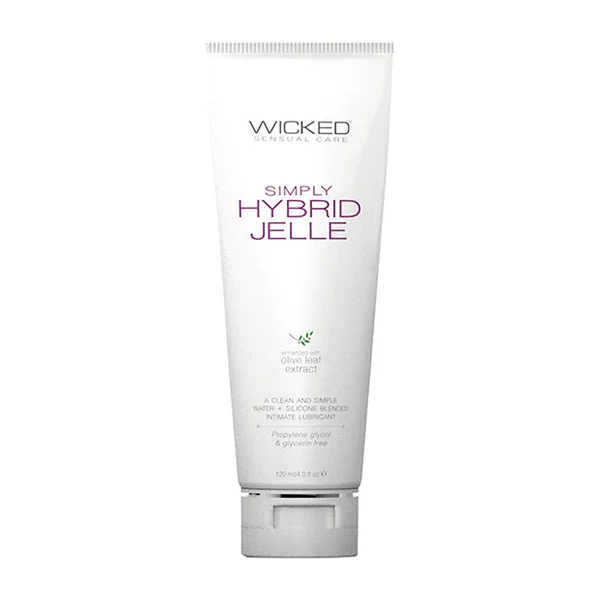 Wicked Sensual Care Simply Hybrid Jelle Lubricant - 4 Oz