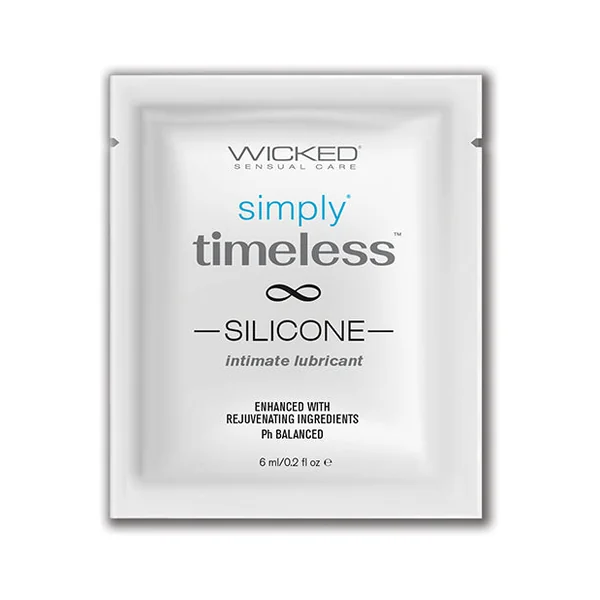 Wicked Sensual Care Simply Timeless Silicone Lubricant - .2 oz