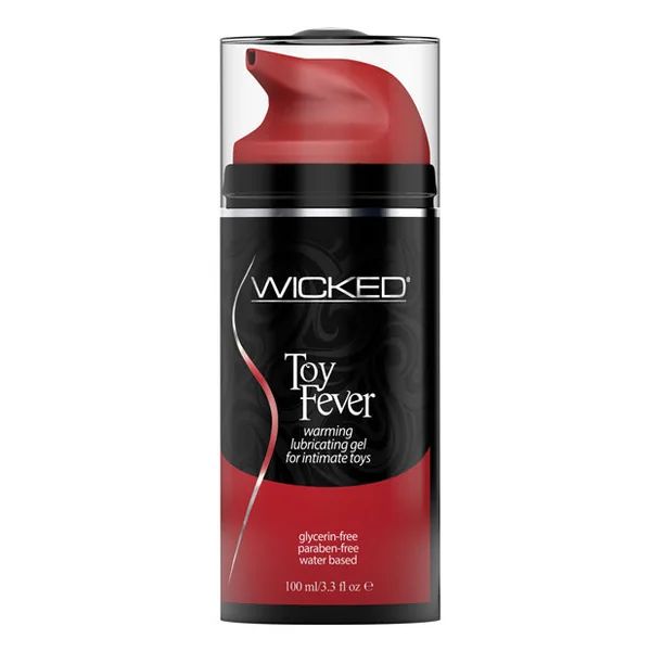 Wicked Sensual Care Toy Fever Water Based Warming Lubricant - 3.3 Oz