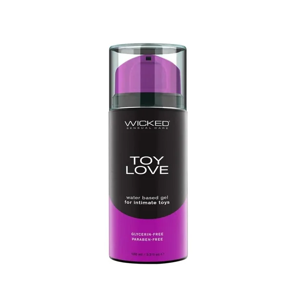 Wicked Toy Love Water Based Gel Lubricant For Intimate Toys 3.3oz