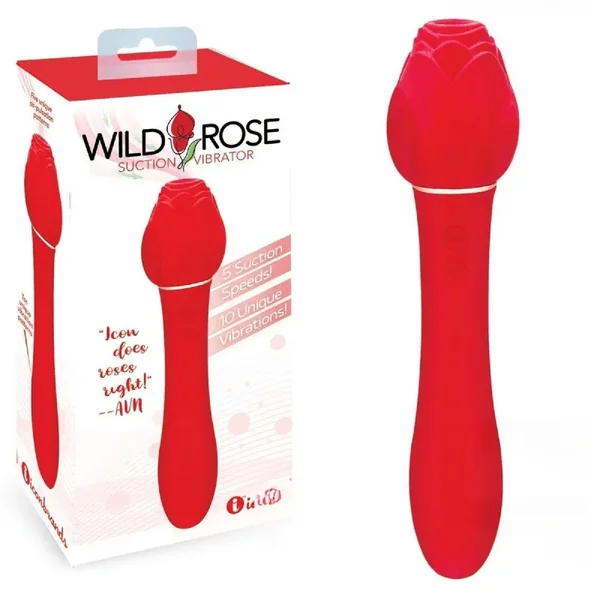 Wild Rose Rechargeable Suction Plus Multi-Vibration Quiet Clitoral Sucking Vibrator
