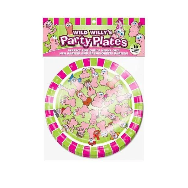 Wild Willys Party Plates - 10 Count