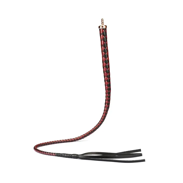 Wine Red Collection Leather Bull Whip