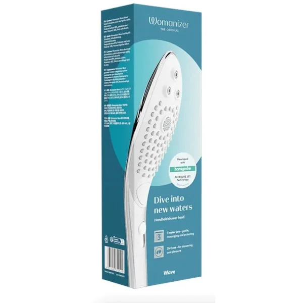 Womanizer ”Wave” Showerhead & Water Massager -Chrome