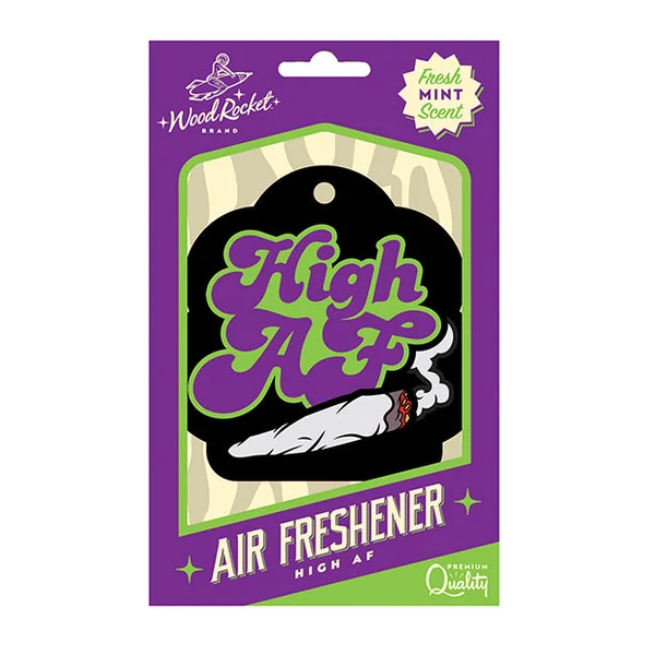 Wood Rocket High Af Air Freshener - Mint