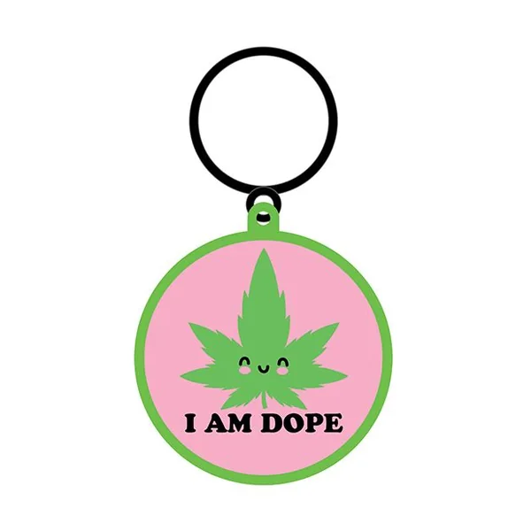 Wood Rocket I Am Dope Keychain