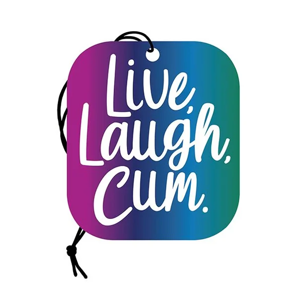 Wood Rocket Live Laugh Cum Air Freshener