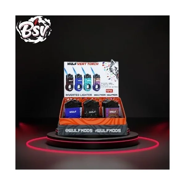Wulf Vert Inverted Torch 9pk Display