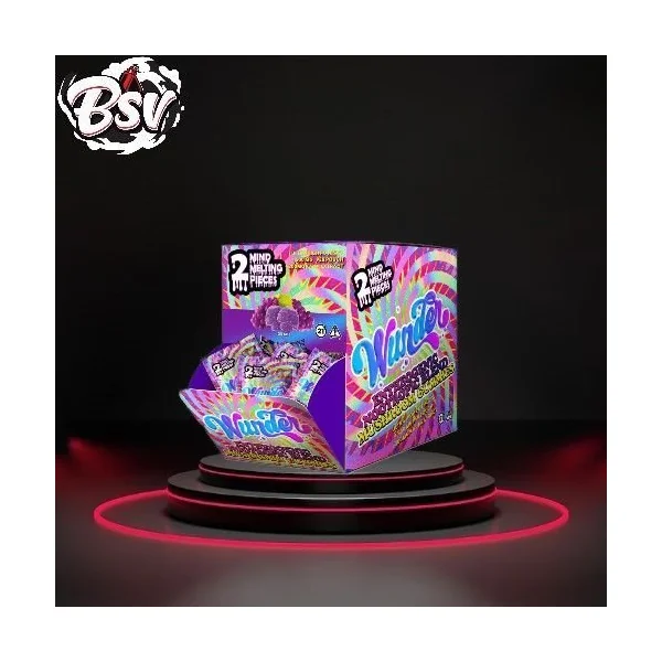 Wunder Mushroom Blend Gummies 30ct Display Grape