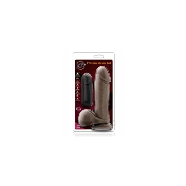 X5 Plus Gyrating Realistic Vibrating Dildo With Suction Cup 8 Inches