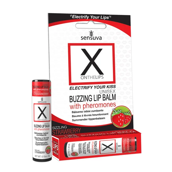 X on the Lips With Pheromones Strawberry