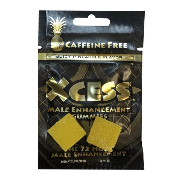 XCESS GUMMY CUBE 2PK JUICY PINEAPPLE (NET)
