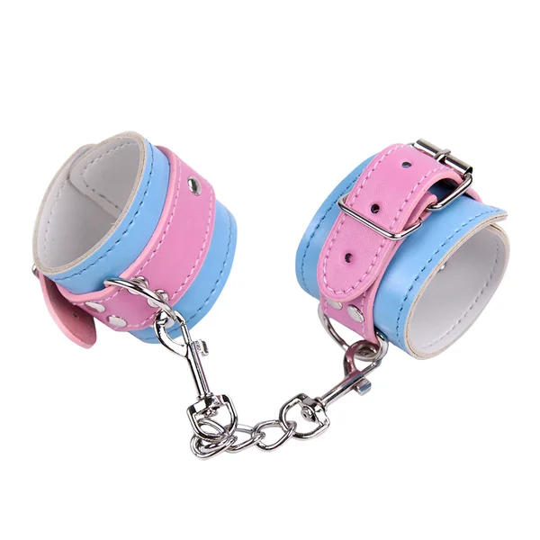 Yiwu Transgender Pride Faux Leather Wrist Cuffs