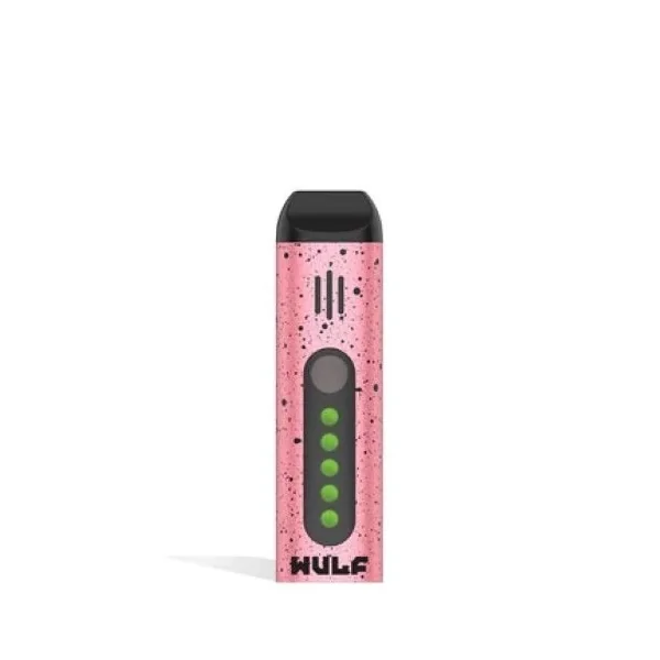 Yocan Wulf Flora Dry Herb Vaporizer Pink Black Splatter