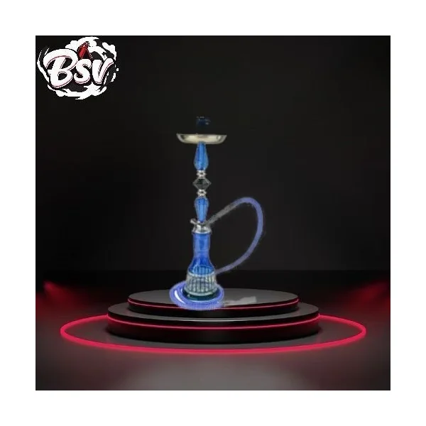 Zebra Kevin 2-Hose Hookah Pink